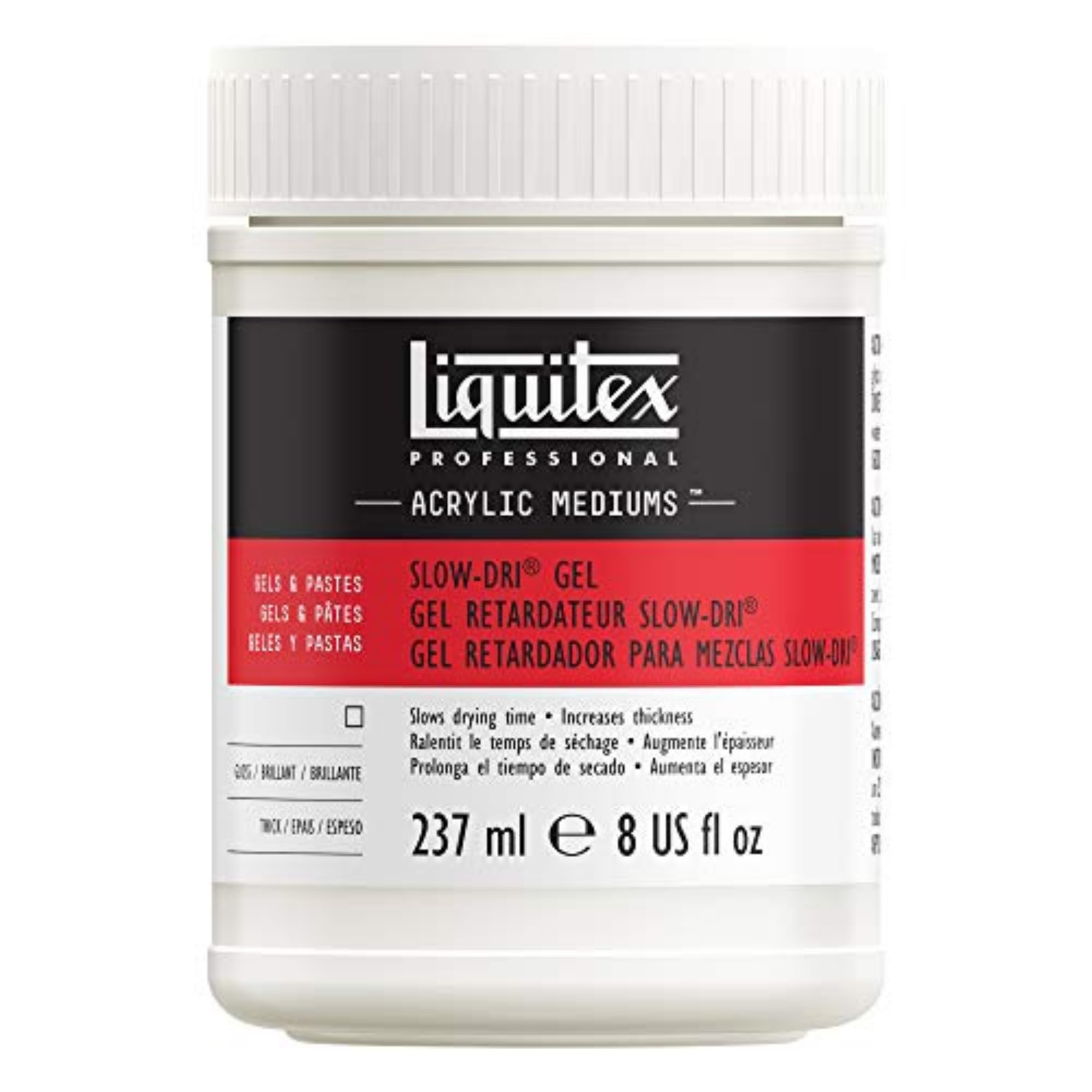 liquitex professional slow-dri blending gel medium, 8-oz- Multi color