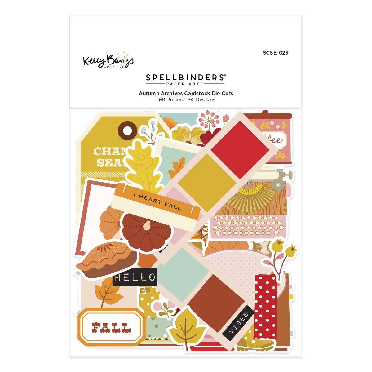 Autumn Archives Cardstock Die Cuts from the Autumn Archives Collection by Kelly Bangs