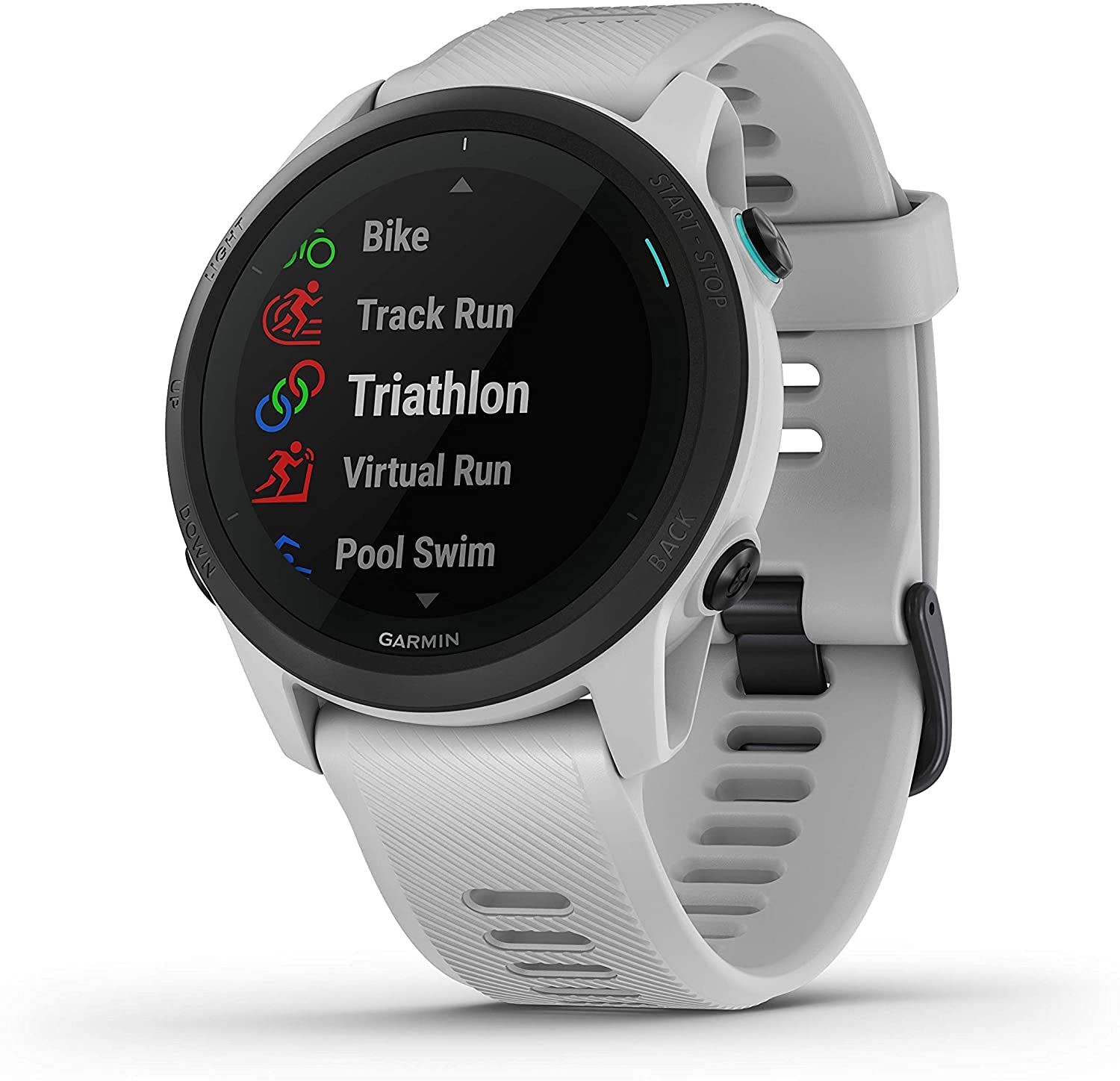 Garmin Forerunner 745 Carbon-Fiber GPS Running Watch, Detailed 