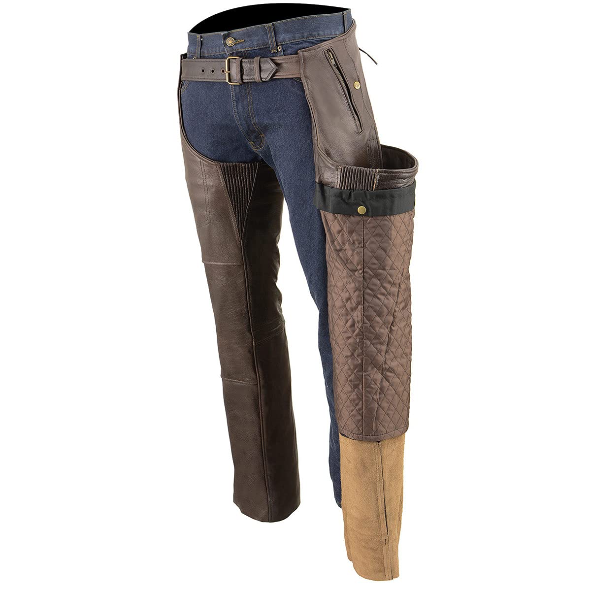 Milwaukee Men's Retro Four Pocket Thermal Lined Chaps