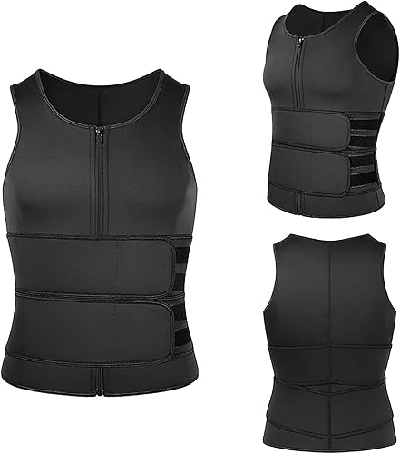 Miniatura 5 de TIGAILIAN Sauna Vest Men Fajas Reductoras Slimming Men Neoprene Compression Vest