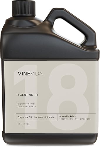 Miniatura 585 de VINEVIDA [4 onzas] Aceite de fragancia de madera de teca de caoba para fabricación de velas y fabricación de jabón, aromas de velas prémium para