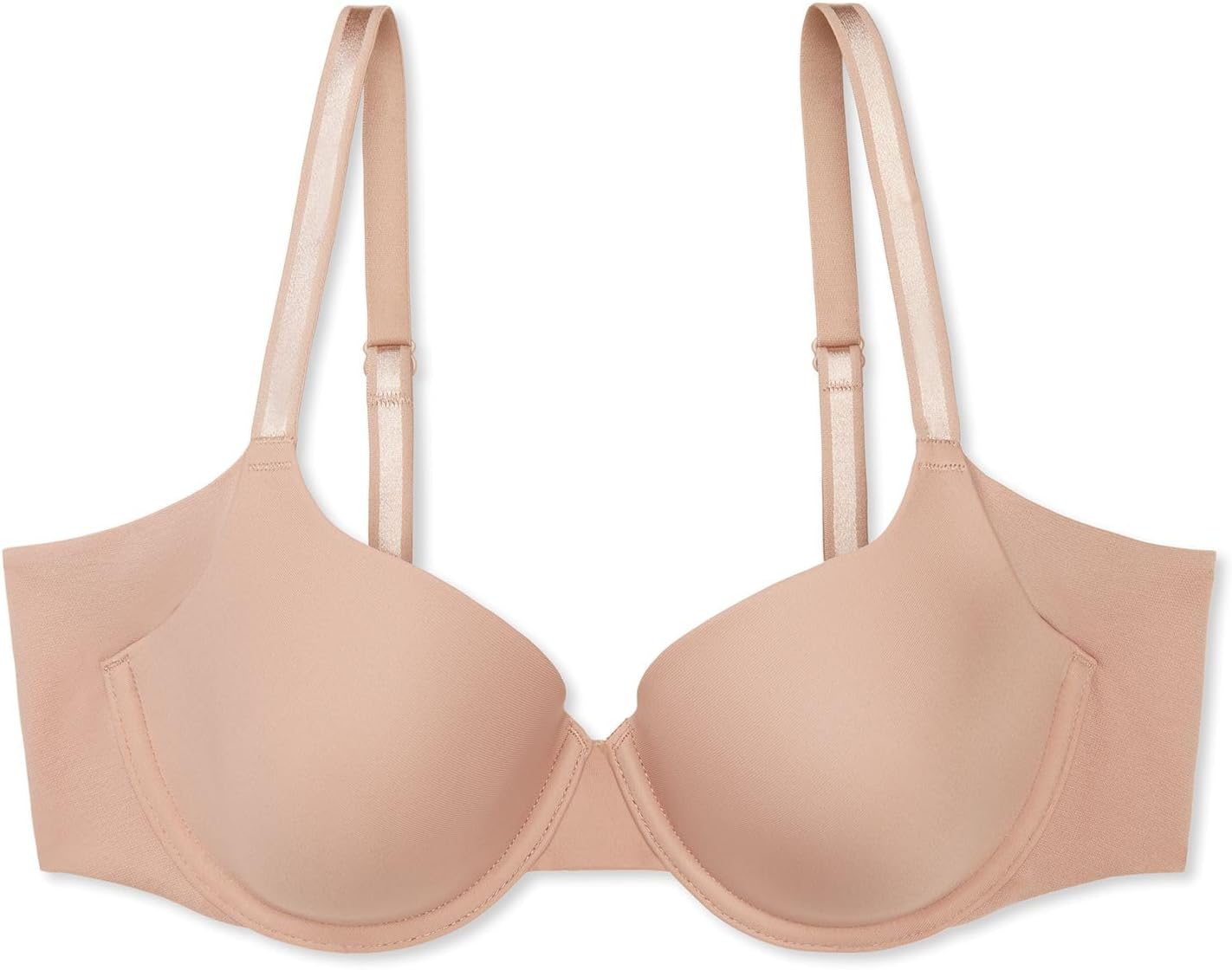 Warner's Womens No Side Effects Seamless Underarm-Smoothing Comfort Underwire Lightly Lined T-Shirt Bra Ra3061a - Image 4