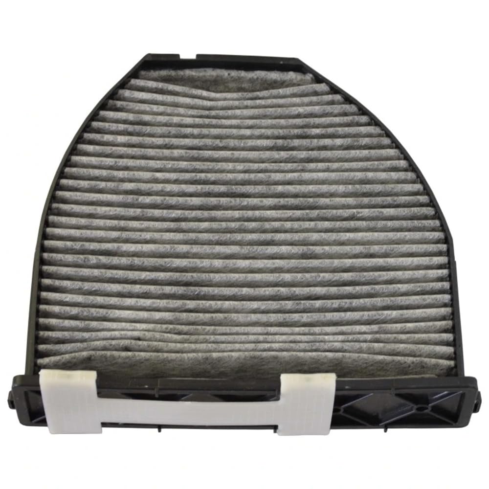 Filtr Powietrza Kabinowego dla Mercedes Benz C180K C200 C200K, 28,4x26x4,4cm 2 szt. Filtr powietrza samochodowego Filtr kabinowy A2710940204/2048300518