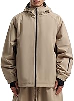 GSOU SNOW Unisex Ski Snowboard Jacket - Waterproof 15K Insulated Windproof Loose Fit for Men Women Skiing