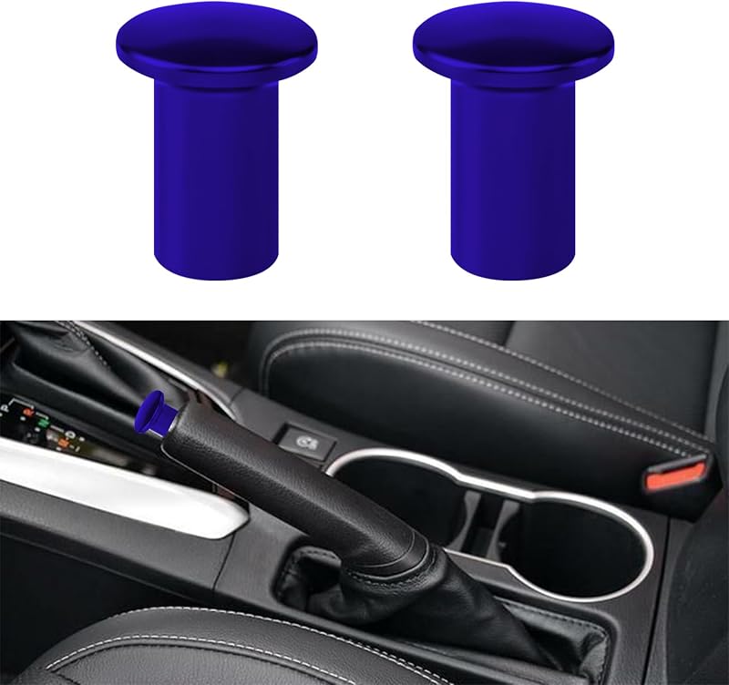 Kit com 2 Manoplas de Freio de Mão em Liga de Alumínio Lecctso Azul para Subaru BRZ, Toyota GT86 e Scion FR-S