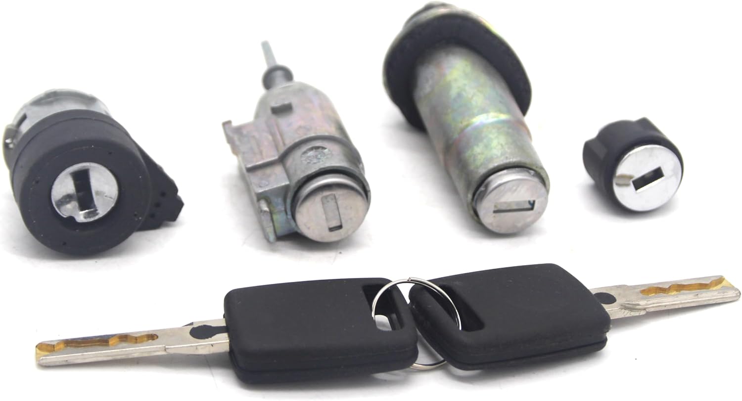 Complete Lock Set Ignition Switch Left Door Trunk Lock Barrel Cylinder for A6 C5 4B 4D0905855G 4B0905851B Car Door Lock