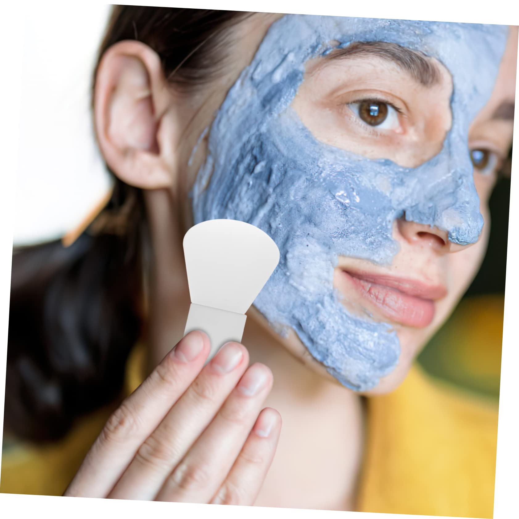 OSOLADY 5-piece Silicone Face Mask Mud Applicator Brush Set Compact Easy to Use Skincare Routine