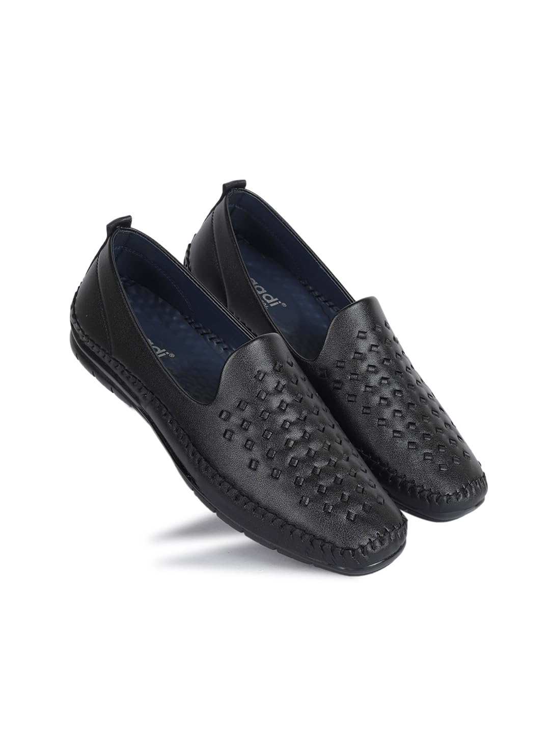 AADI Mens Black Synthetic Leather Outdoor Casual Loafer Shoes (B0CJGXRZ2L) Amazon Price History, Amazon Price Tracker