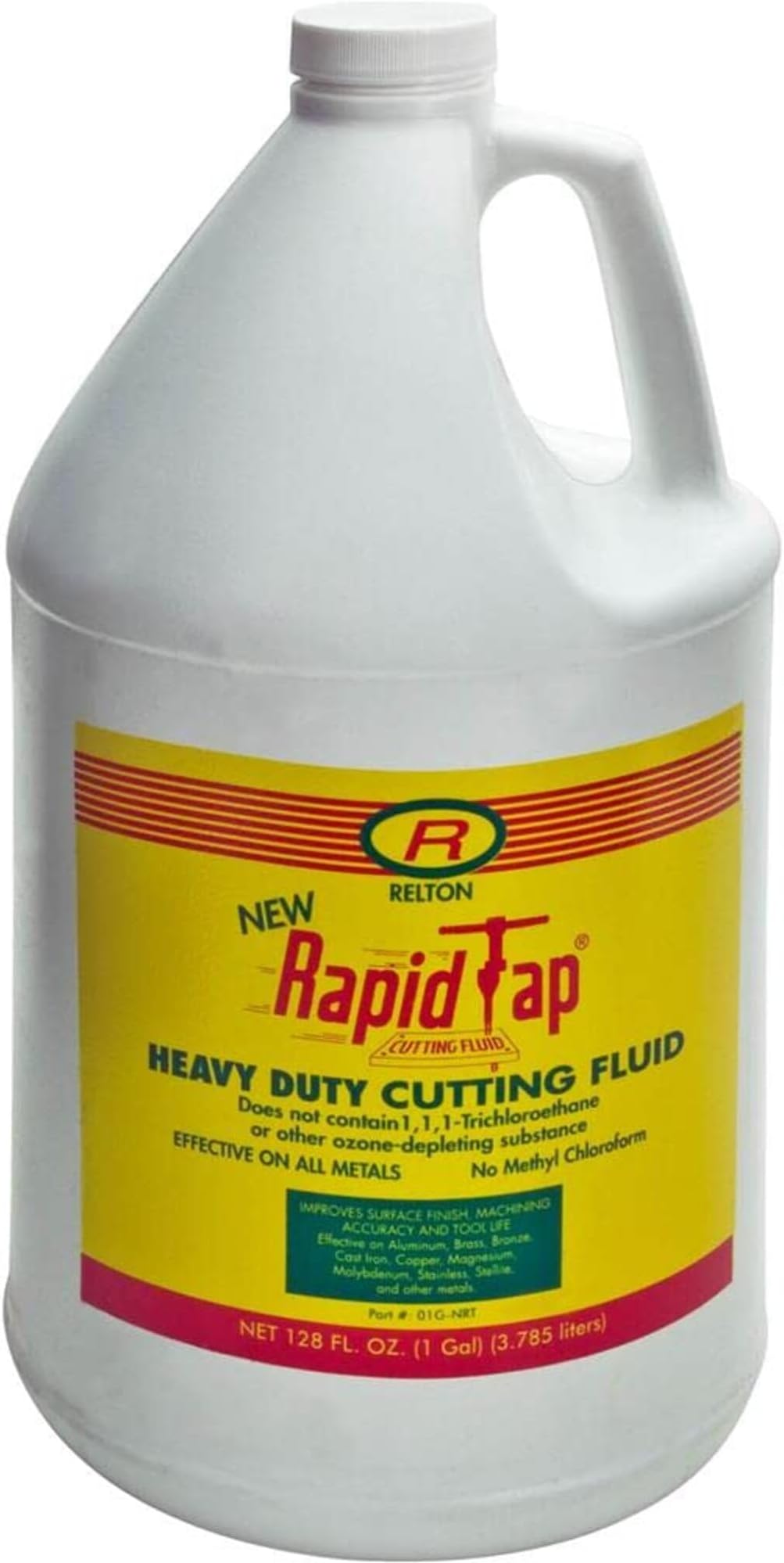 Relton Corp 01G-NRT New Rapid Tap Heavy Duty All-Metal Cutting Fluid, 1 gallon Bottle