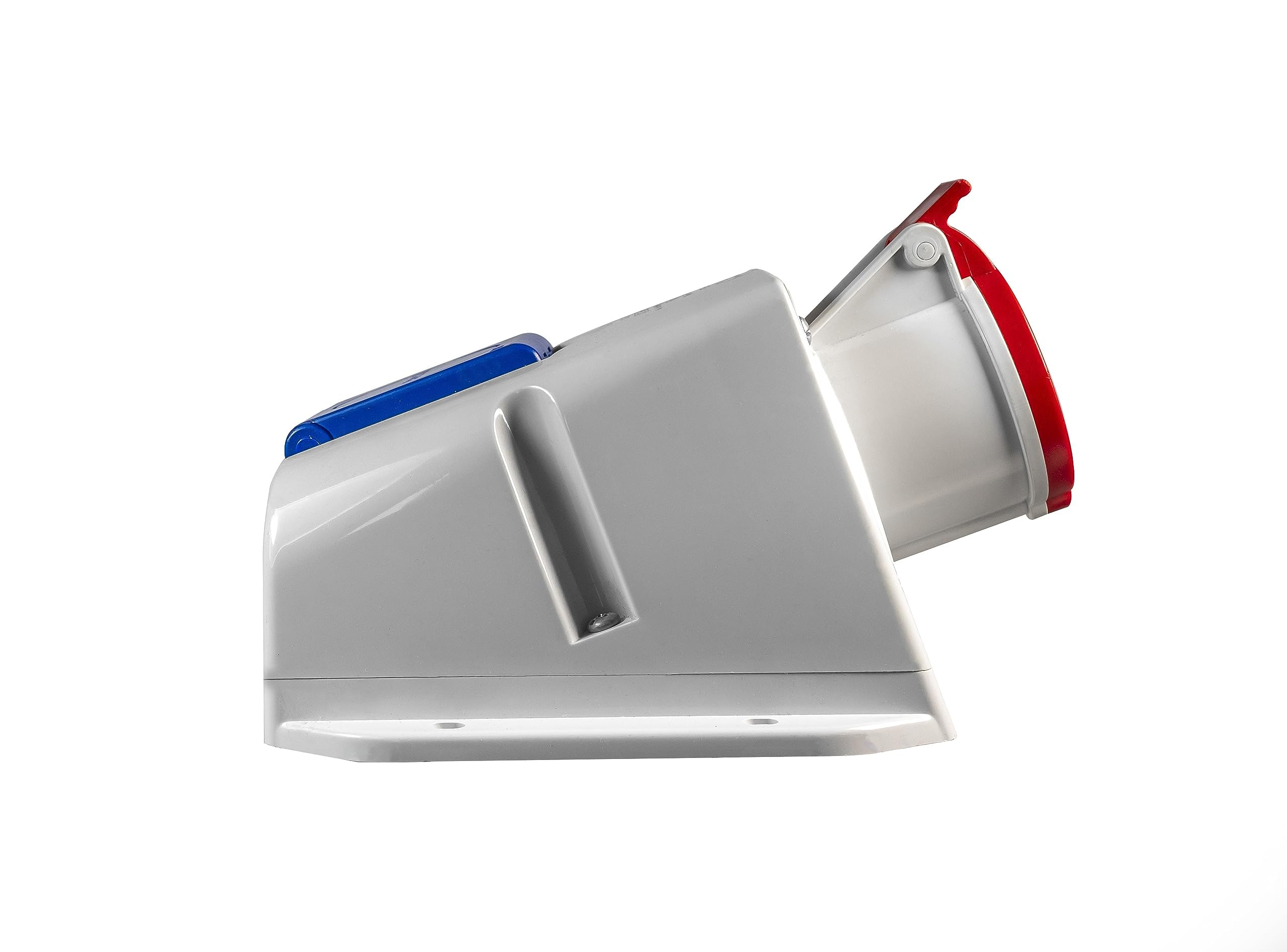 Gniazdo natynkowe kombi 5X32 CEE 3P+N+E 6 h i gniazdo Schuko z osłoną IP44/IP54 250 V-400 V z wyprzedzeniem podłączone (32 A CEE)