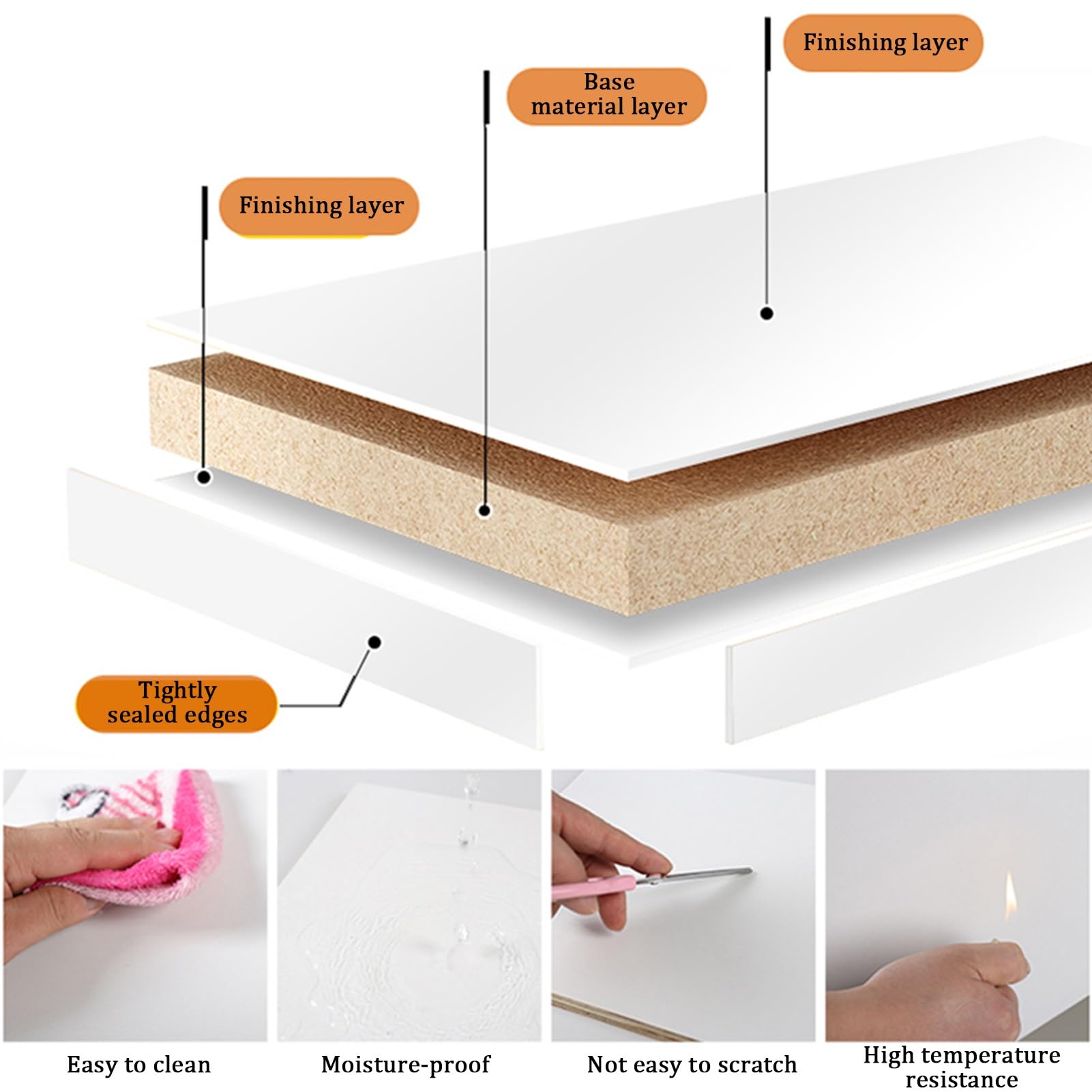 YVYKFZD Empfangstheke Rezeption fürs Büro, Rezeptionstheken mit verschließbaren Schubladen, L-förmige Empfangstresen, verkaufstheke einfacher Holztheke(Oak L,55.1"x15.7"x35.4")