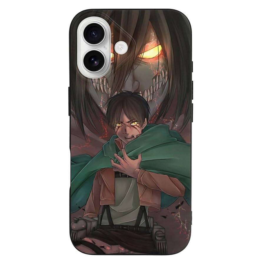 Amazon.co.jp: IPhone16 ケース 進撃の巨人 エレン・イェーガー