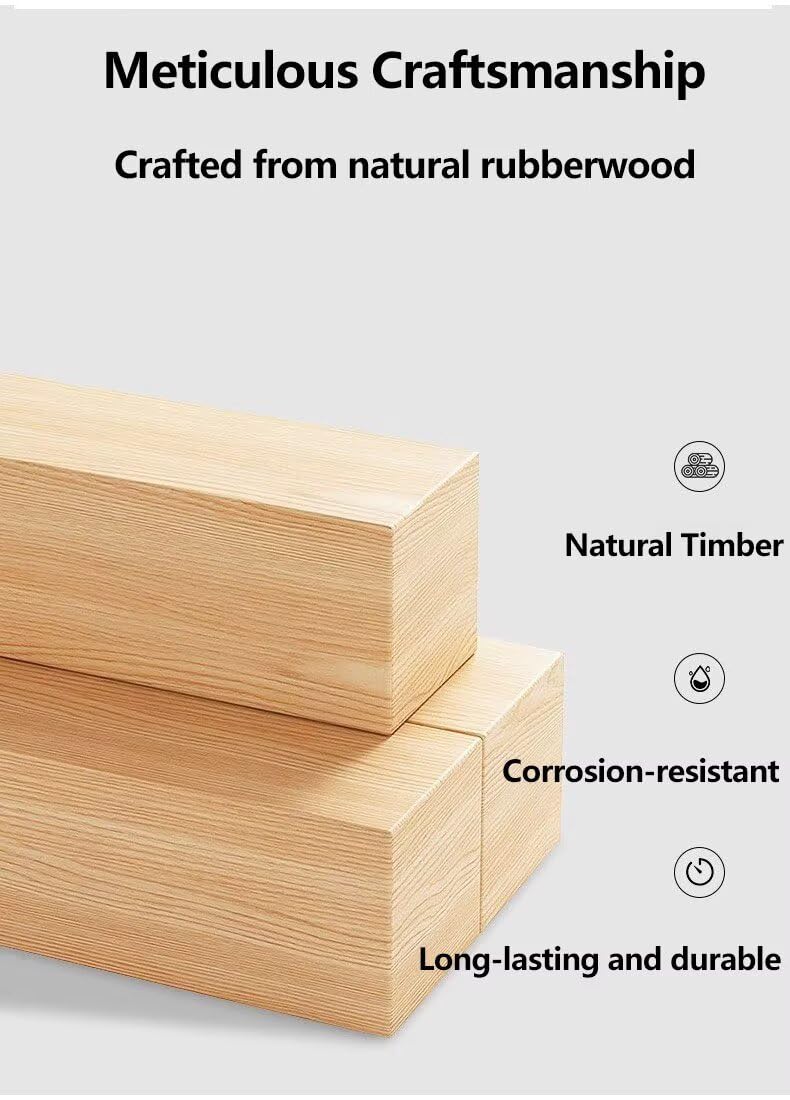 Rosone Lampadario 3 Fori Legno di gomma naturale Rosetta da Soffitto 30cm Rotonda 3 Vie Coprifilo per lampadario Fissaggio a soffitto con accessorio per plafoniere, lampade a sospensione