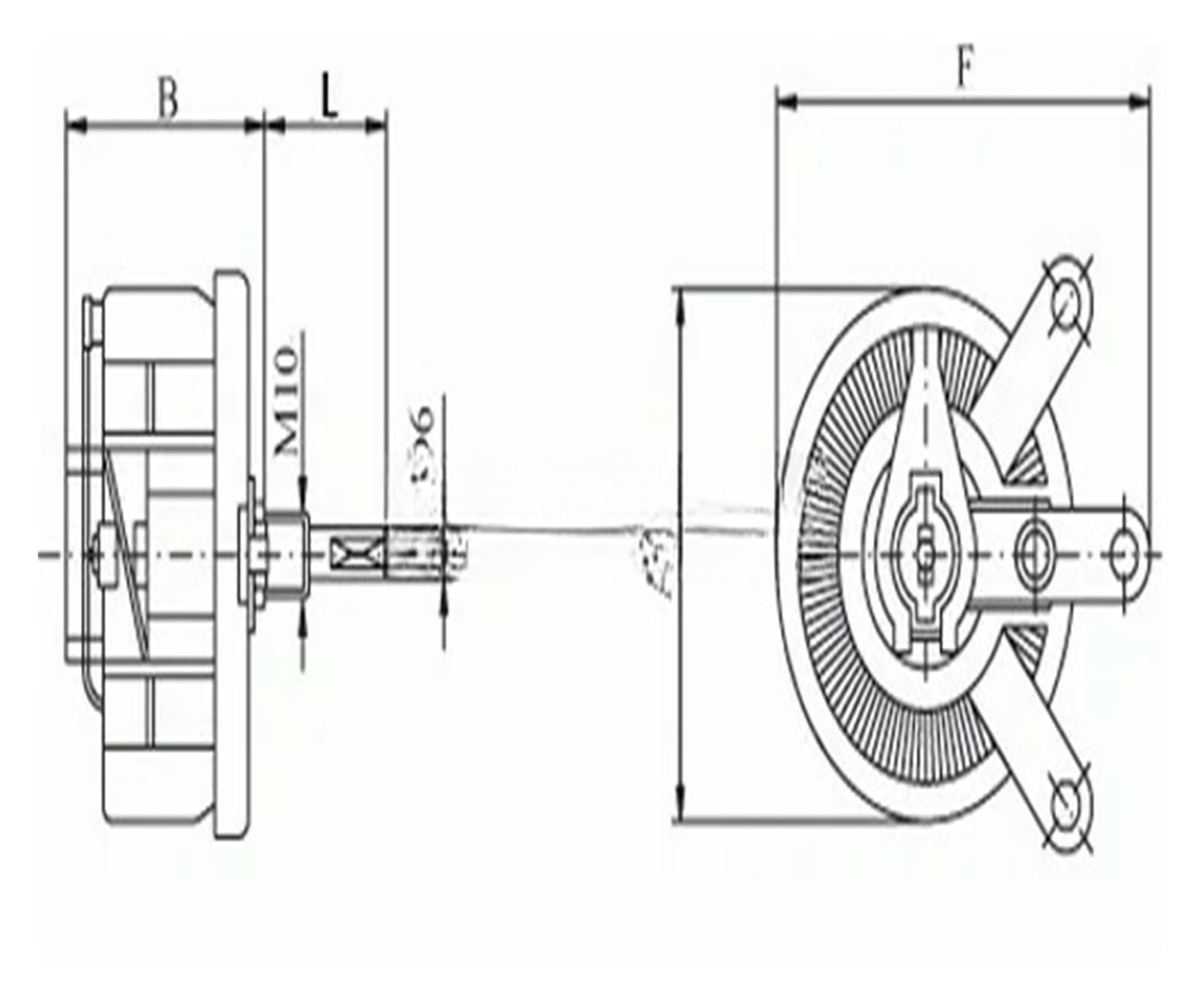 MUHM Potenziometro a Filo Avvolto ad Alta Potenza da 50 W 10 Ohm, reostato, Resistenza variabile, 50 Watt.