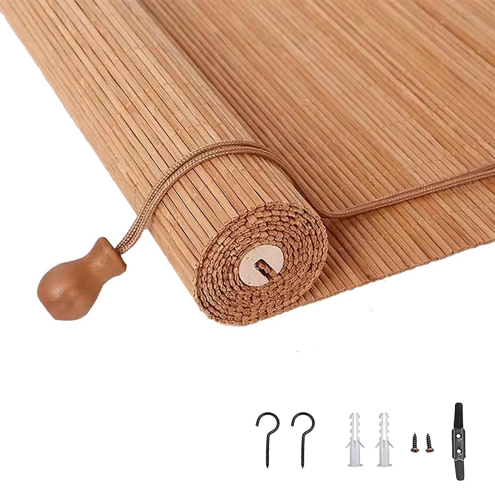 Stores enrouleurs en bambou protection solaire 75% rideaux séparation 170cm