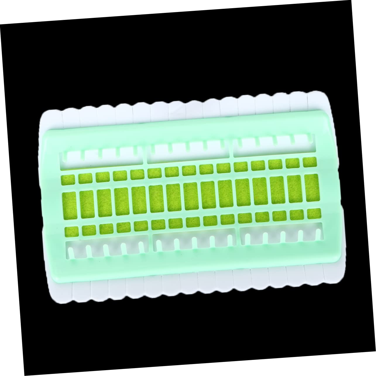 KONTONTY Thread Cards for Cross 30 Holes Thread Organizer Embroidery Floss Keeper Ideal Present for Stitchers