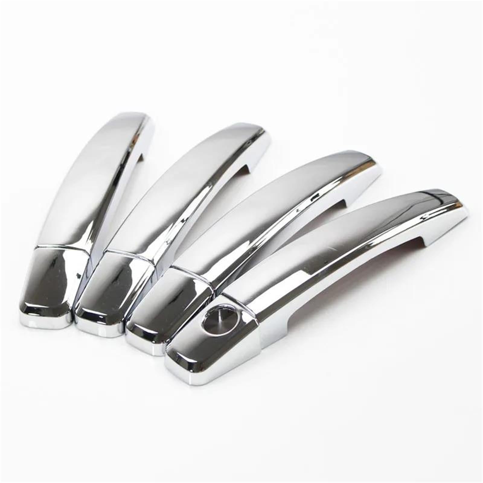 PIWINE Handle Sticker for Opel for Mokka for Mokka X 2012-2017 for Vauxhall Car Chrome Handle Cover Trim Set Styling Accessories Stickers
