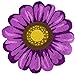 Handmade Weaving Purple Sunflower Mat - Area Rug Mat for Living Room Bedroom Bathroom 2'x2', Washable Non-Slip Indoor Welcome Rug