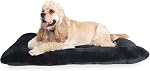 Dog Beds Crate Pad for Medium Dogs Fit Metal Crates or Cages,Ultra Soft Dog Kennel Mat for Crates Washable with Anti-Slip Bottom Kennel Pad for Dogs Cozy Sleeping Mattress,30" x 19",Light Brown