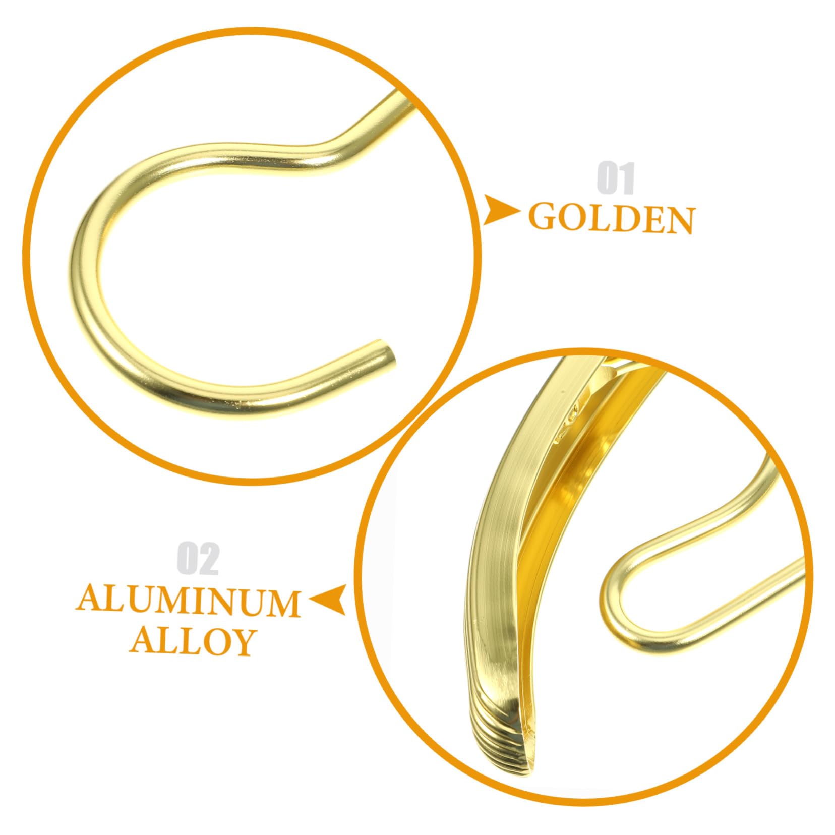 Anneome 5pezzi Grucce Antiscivolo Per Pantaloni Da Appendini Per Abbigliamento Design Moderno e Resistente Per Armadi e Balconi Ottimizzano Spazio e Stile