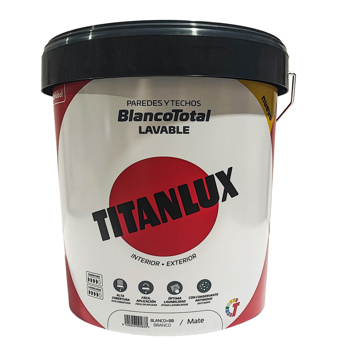 Pintura Titanlux Blanco Total int-ext BB (14 L.)