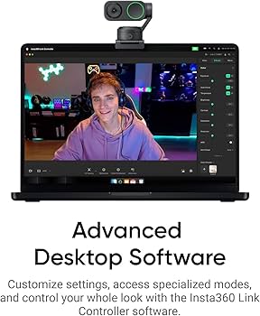 Amazon.com: Insta360 Link 2 - PTZ 4K Webcam for PC/Mac, 1/2