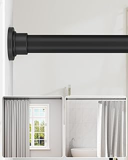 ALLZONE Heavy Duty Tension Shower Curtain Rod 42-83 Inches for Bathroom,...