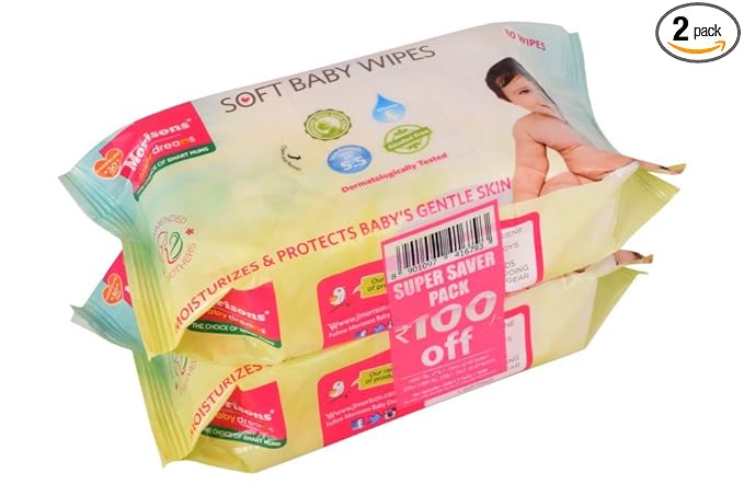 Morisons Baby Dreams Wipes 80s Combo Pack