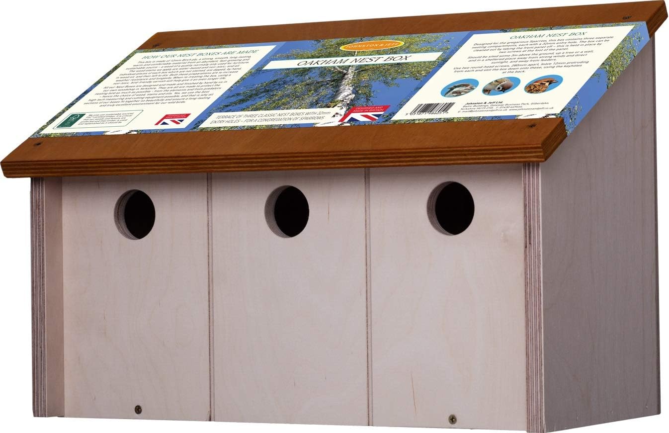 Johnston & JeffJohnston & Jeff Oakham Sparrow Nest Box 385x185x260mm