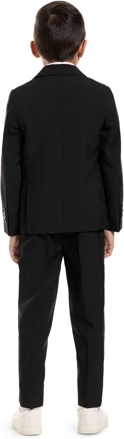 Opposuits Boys 3-Piece Slim Fit Suit Set - Kids Formal Outfit with Blazer, Pants & Tie - Wedding, Easter, Ring Bearer, Party