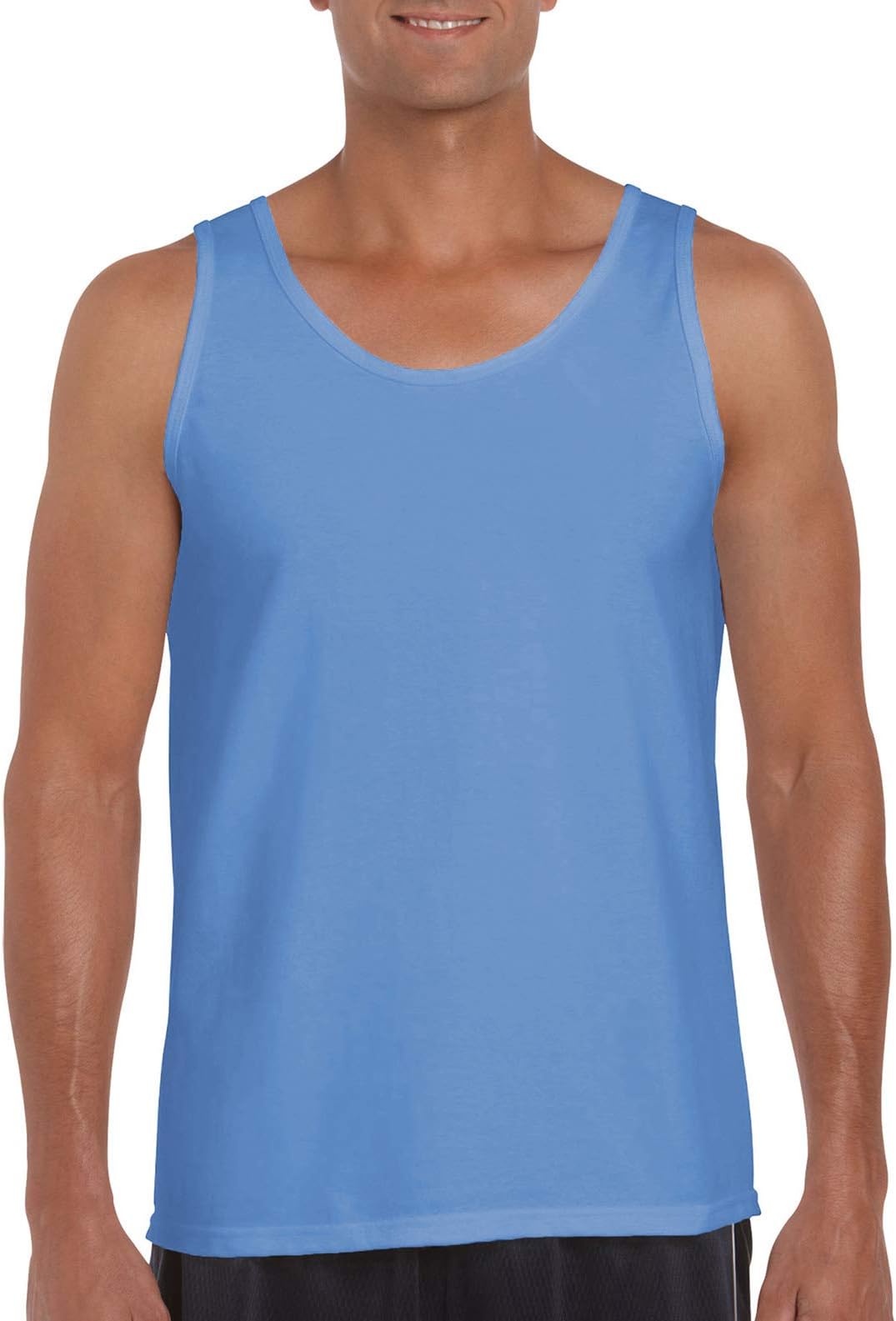 Fashion Gildan 2200 Cotton Tank Top Carolina Blue Small