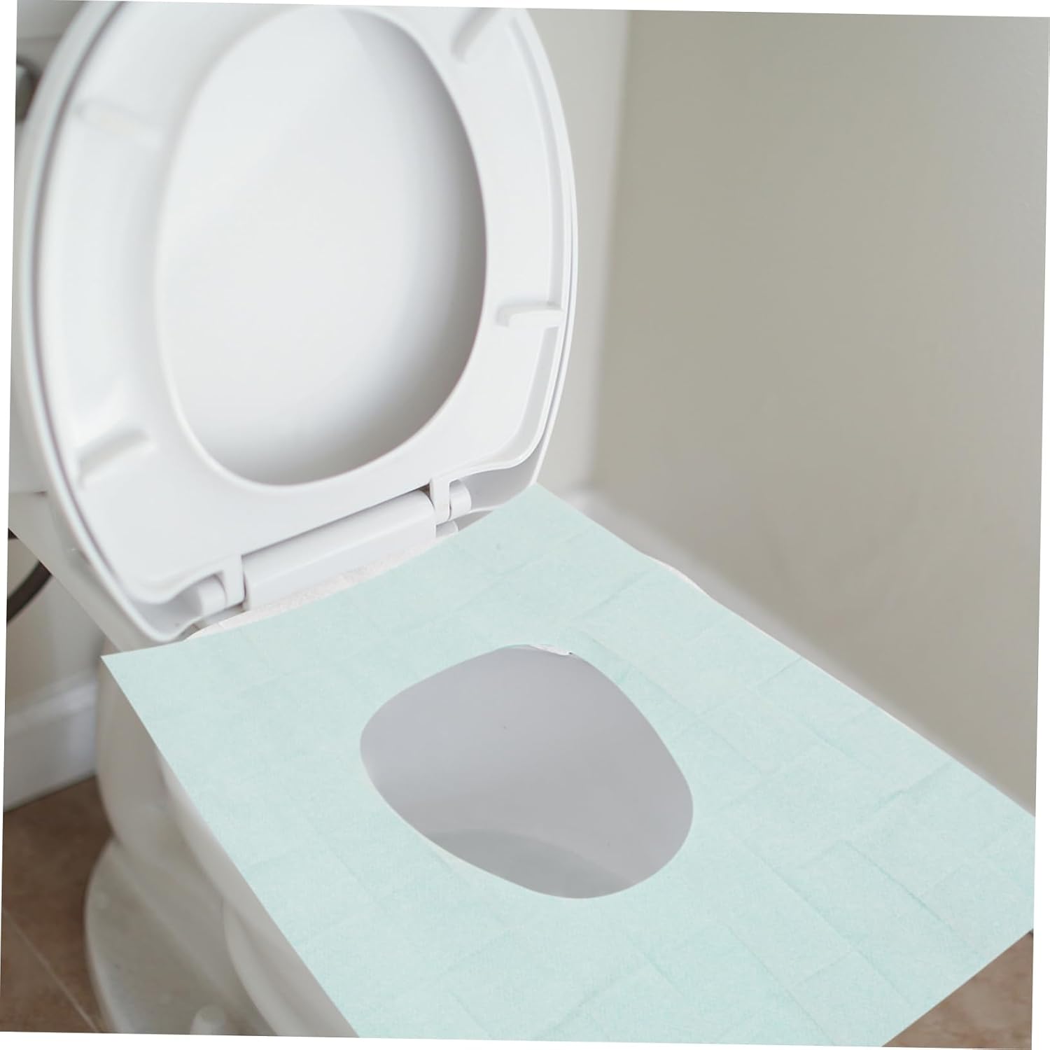 50pcs Disposable Toilet Seat Covers Portable and Convenient for Travel Airports Hotels and Public Restrooms Extra Protection for and Comfort