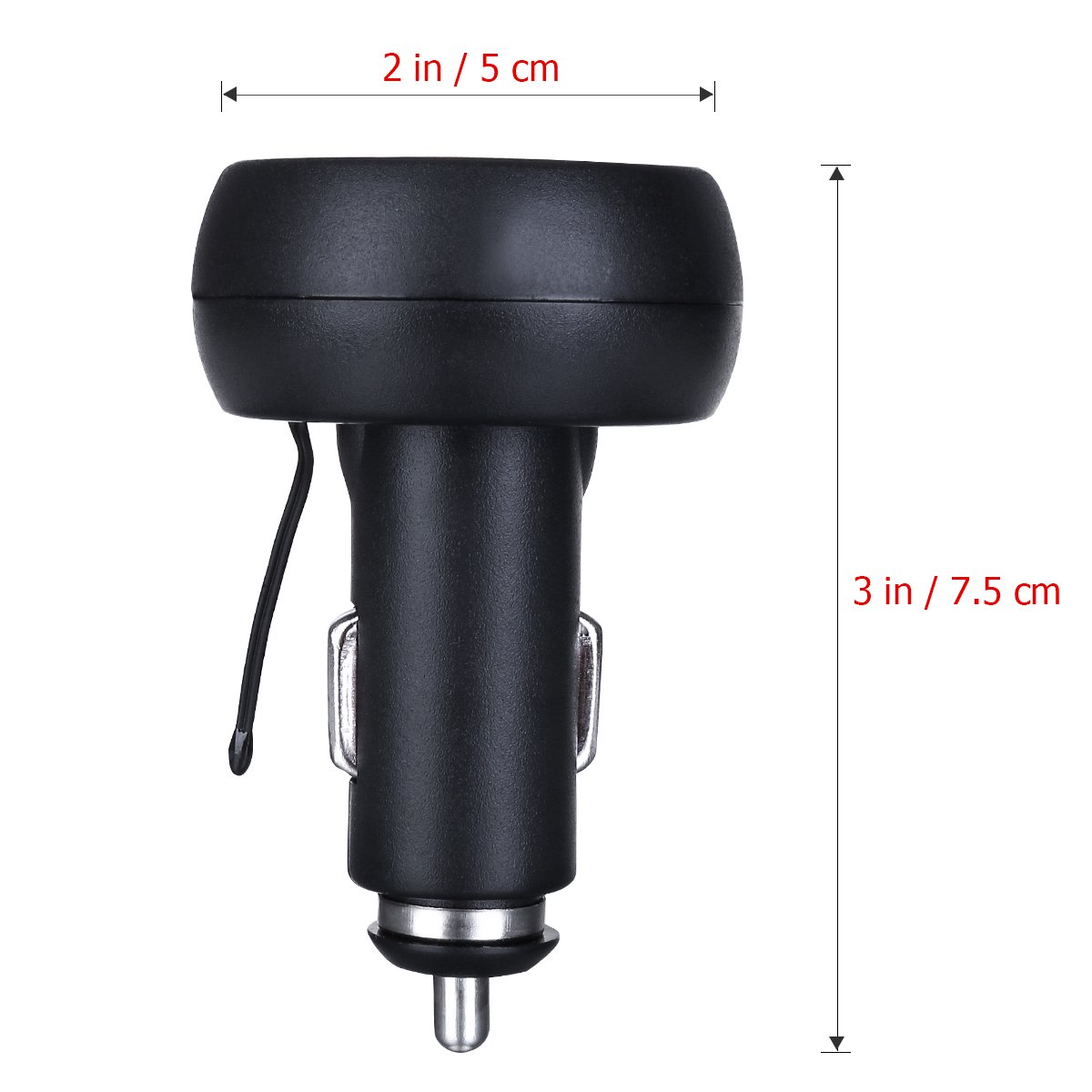 Chargeur Allume-Cigare 3 En 1 12V/24V Avec Voltmètre LED Et Thermomètre Digital