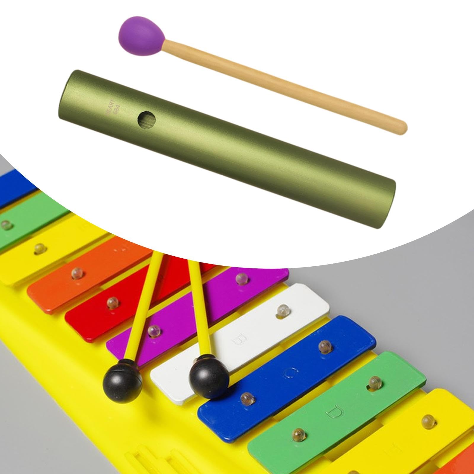 Amagogo Strumento a Percussione Educativo Tube per Gruppi Musicali, Verde