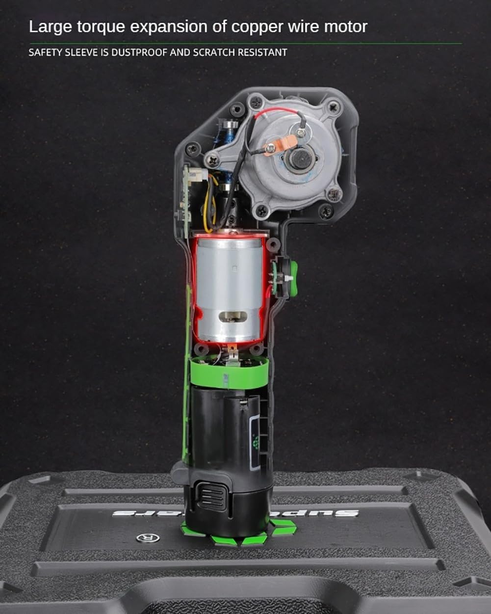 Automatische kabellose Bördelwerkzeugsätze, elektrisches Rohraufweitwerkzeug mit 5 Bördelklemmen und 45°-Exzenterkegel, 2200 mAh Batteriekapazität, for Klimaanlagen zu Hause,Auto-/Kühlschrankreparatur