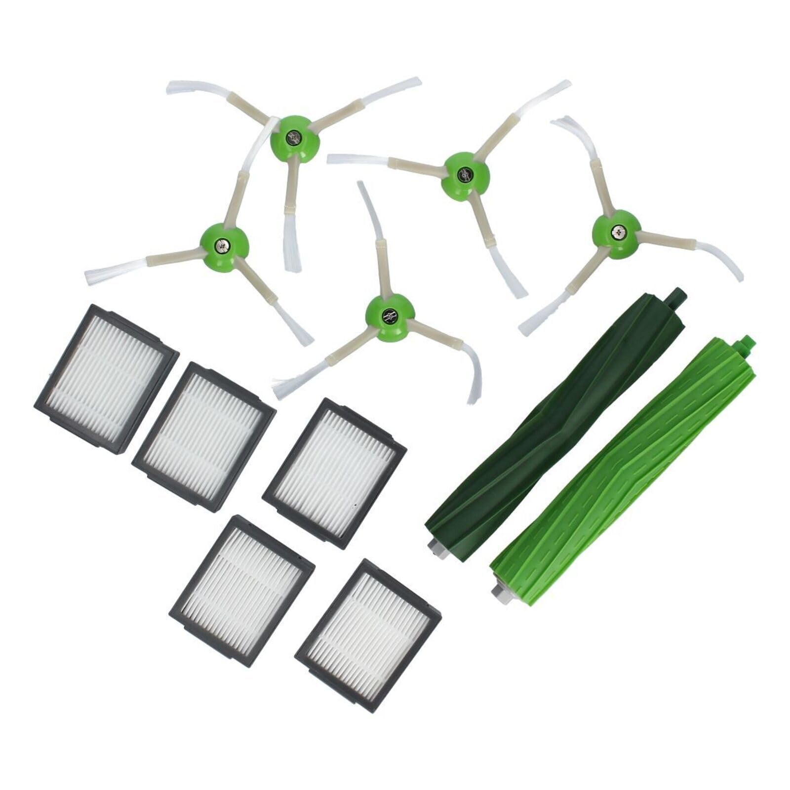 LUTH Premium Profi Parts Set accessori compatibile con Irobot 4624878 spazzole in gomma per robot aspirapolvere Roomba E5 E6 E7 I7