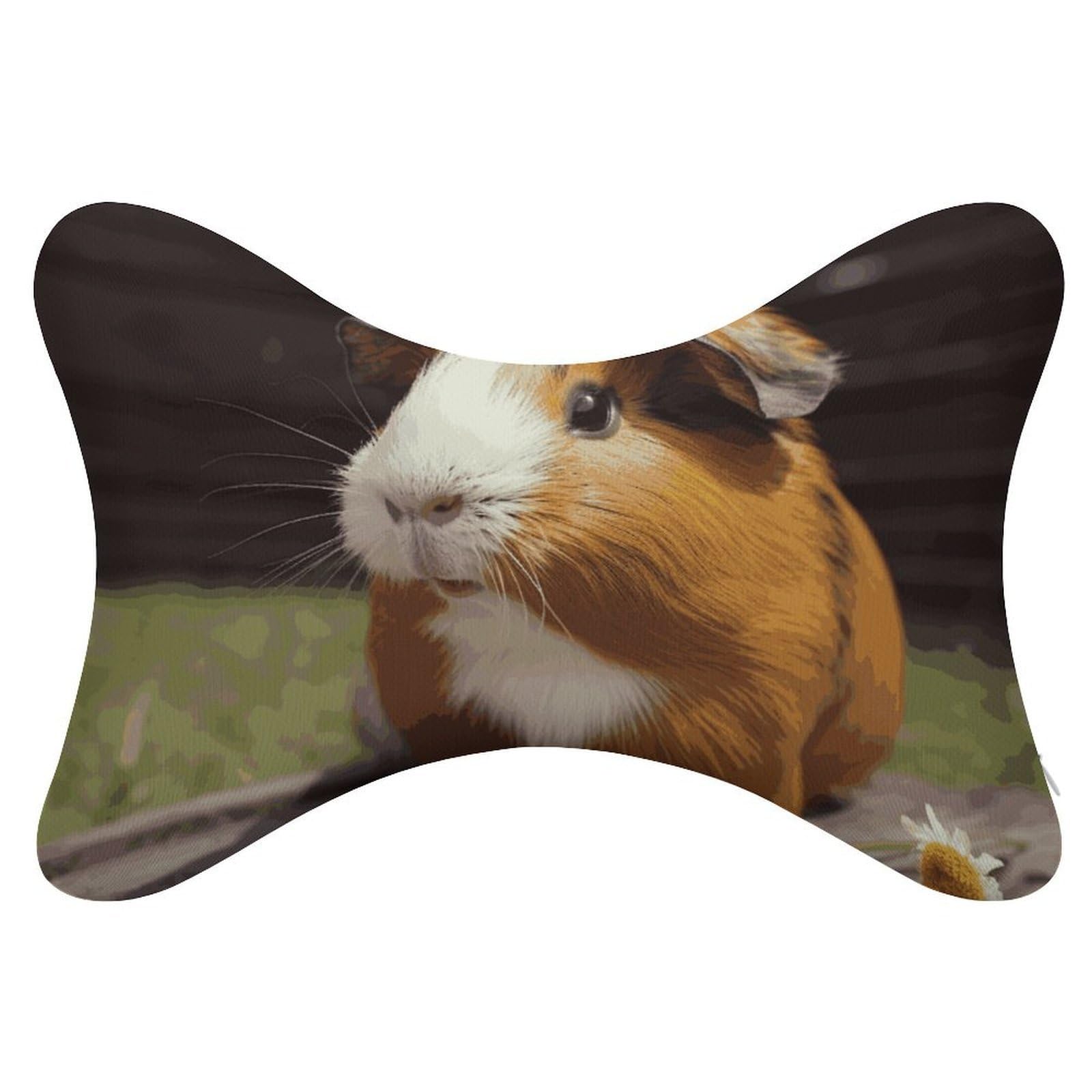 Adfgyerh Style Smiling (5) Pillow ，Memory Foam Pillow Core，Cushion,Provide Neck Support，Car Pillows For Travel Car Seats And Home Offices.