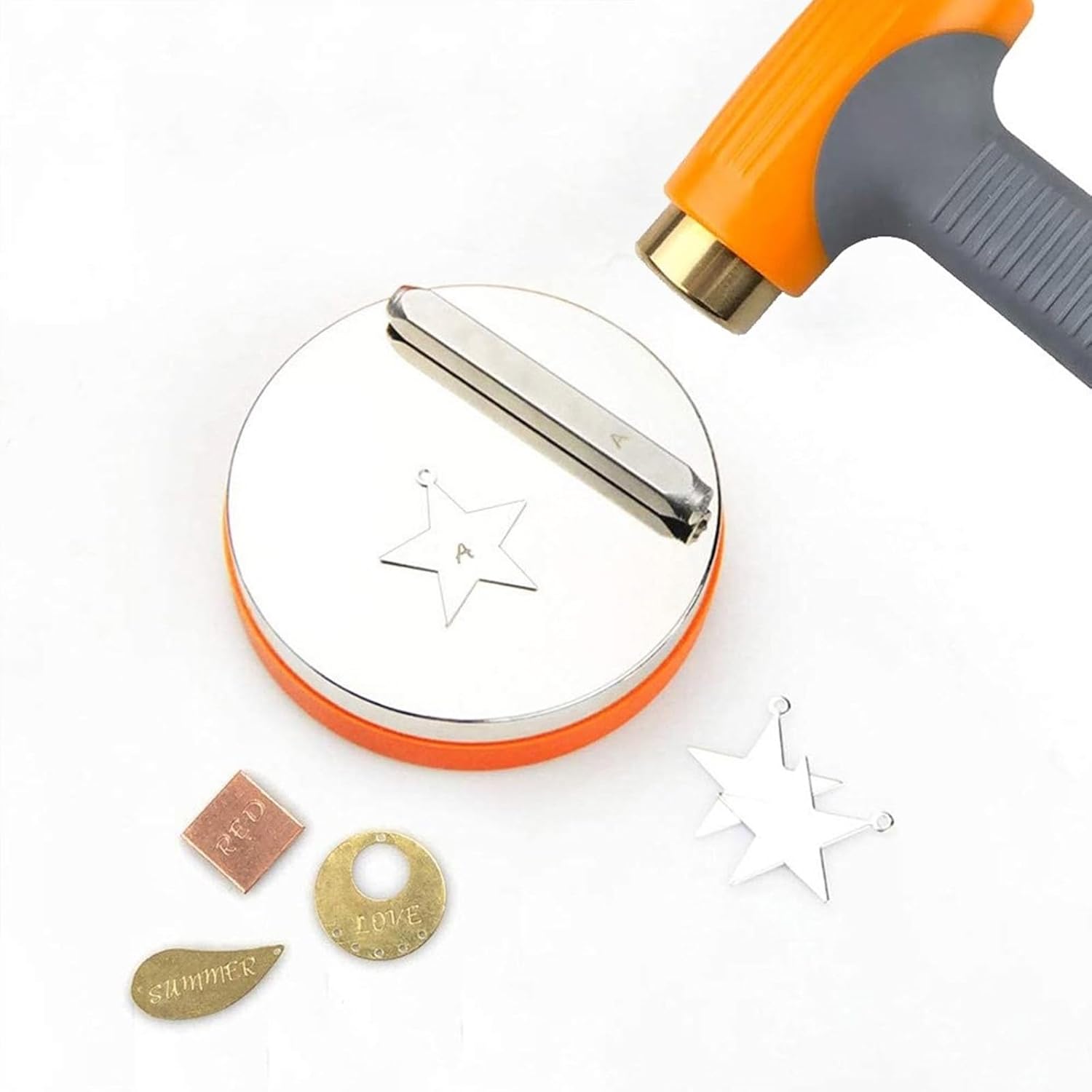 Amazon.co.jp: HUANGENG プロフェッショナルメタルブロック ラバーベースジュエリースタンピングと 金属加工ハンマーハンマープレートジュエリーツール : ホビー プロの金属ブロックとゴムベースのジュエリースタンピングと金属加工ハンマーハンマープレートジュエリーツールノイズ低減ワークベンチ