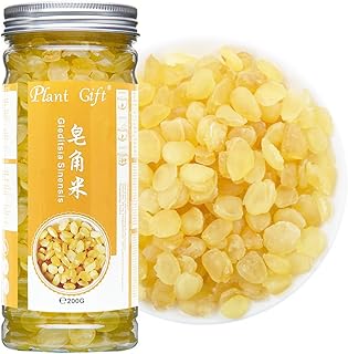 PlantGift Natural Gleditsia Sinensis Saponin Honeylocust 200G/7.05oz 皂角米, Wild Sugar-Free Sulfur-Free Two-Sided, Snow Swallow Gum Gleditsia Sinensi