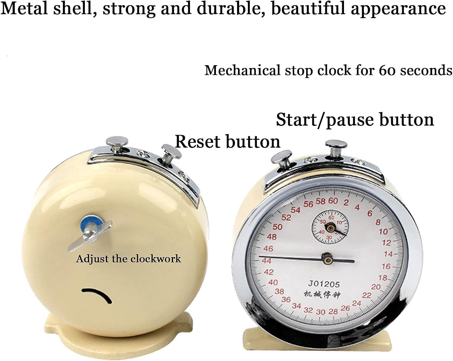 Cronometro meccanico Cronometri Timing Clock Insegnamento Fisica Utilizzato nelle Scuole Superiori Fisica Esperimento Attrezzature Strumento di Apprendimento