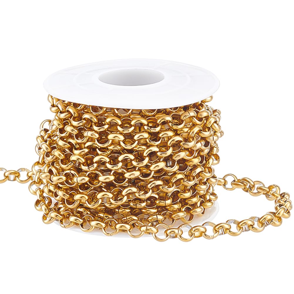 Chaîne en acier inoxydable fabrication bijoux collier torsadé DIY