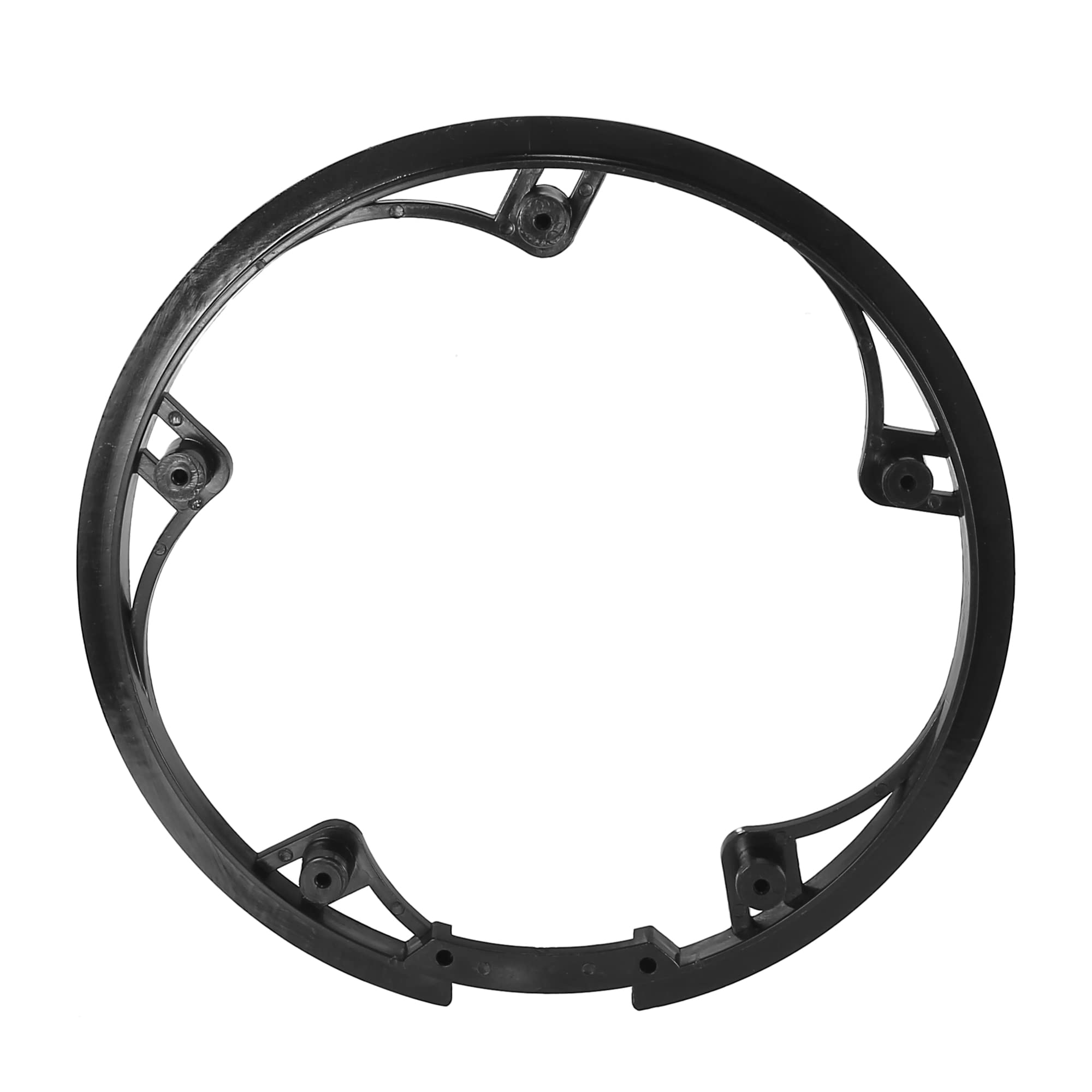 X AUTOHAUX 48 Dientes 10cm 5 Agujeros Protector de Plato de Bicicleta MTB Cubierta Rueda Cadena Negro