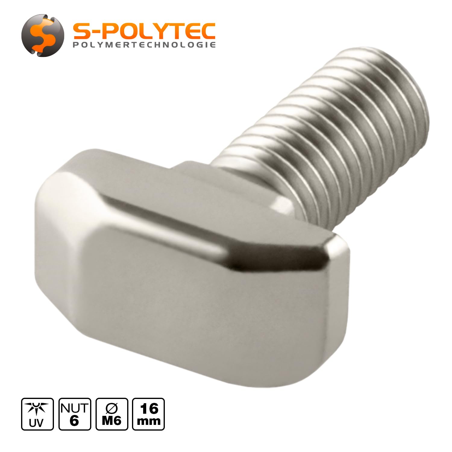 QUARKZMAN T-Nutenbolzen Set - 40 Stück M8 X 16mm Für Aluminiumprofile