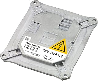 HID Xenon Headlight Ballast - Control Unit Module - Replaces 307 329 153, 307 329 193, 63 117 182 520, 8J0907391 - Compatible with Cadillac DTS, BMW Vehicles - 328i, 335i, M3, 645i, 650i, X5, X3, DTS