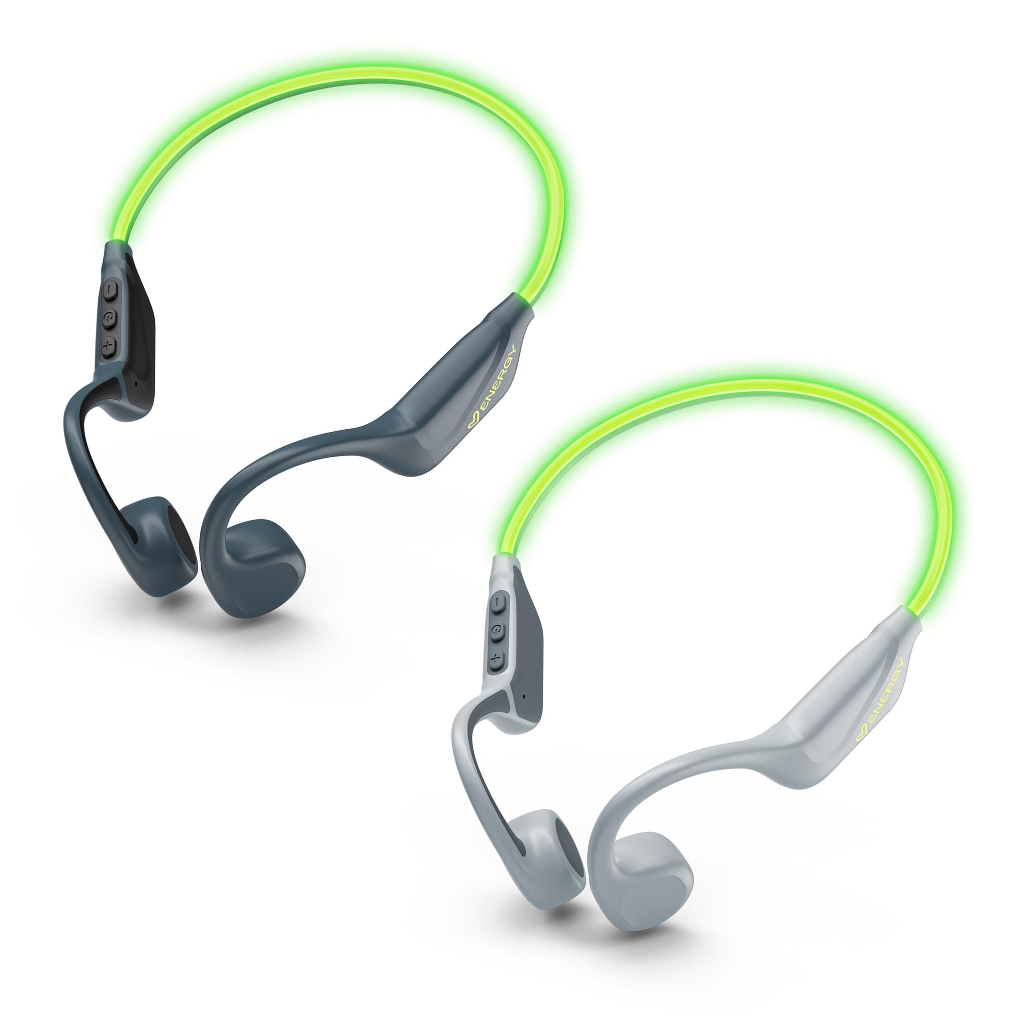Energy Sistem VibeWave – Auriculares Bluetooth Deportivos (Bluetooth 5.4, 15 Horas de batería, micrófono, LED Lights, IPX5 Water Resistant, Multi Device Connection)