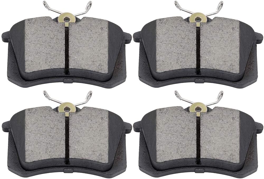 Brake Pads,ECCPP 4pcs Rear Ceramic Brake Pads Kit for Audi A3 A4 A6 S4 S6 S8 TT Allroad Quattro,for VW for Beetle/for Cabrio/for Corrado/for Eos/for Golf/for Jetta/Passat/for Quantum/for Scirocco