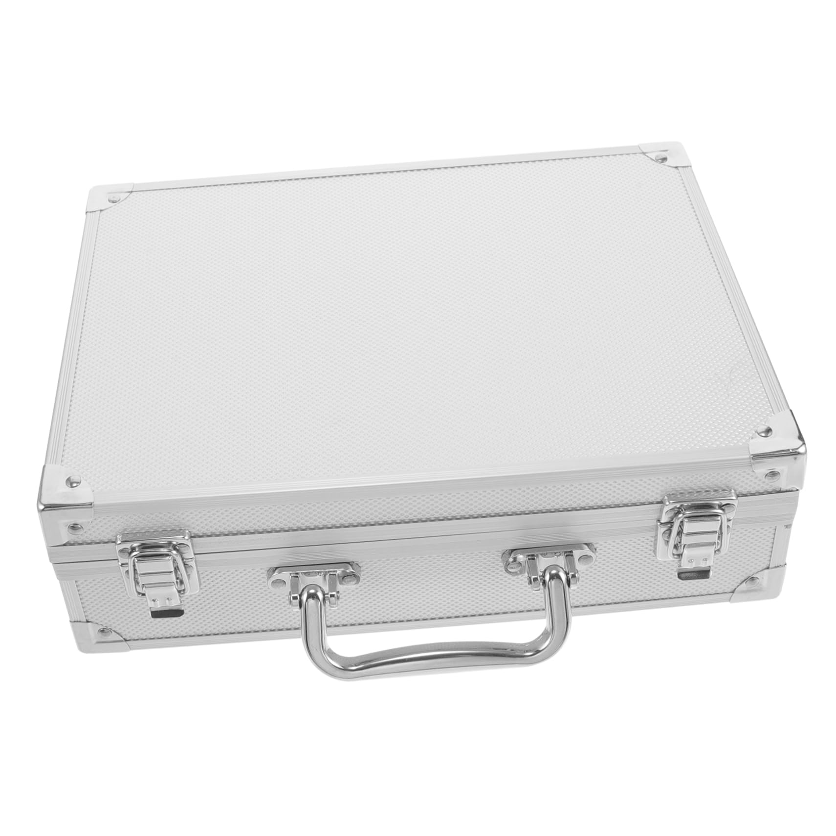 elbme ELBME® Box Sound Card Toolbox Suitcase for Men - Aluminum Alloy Briefcase With Sponge Storage - Hard Case for Money and Storage-picture-3