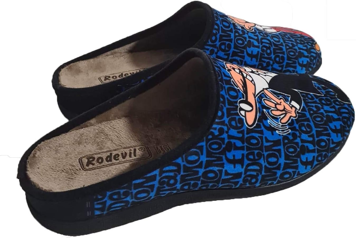 RICK AND MORTY Pantofole Uomo - Ciabatte Uomo Invernali Antiscivolo Divertenti 40-45 - Slippers Calde da Casa Gadget Regalo (Multicolore, 40-41 EU