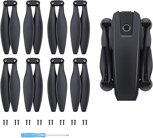 Miniatura 1 de iEago RC HS720 HS720E HS720E - Cuchillas de repuesto para hélices plegables de bajo ruido, cuchillas de liberación rápida, accesorios para drones